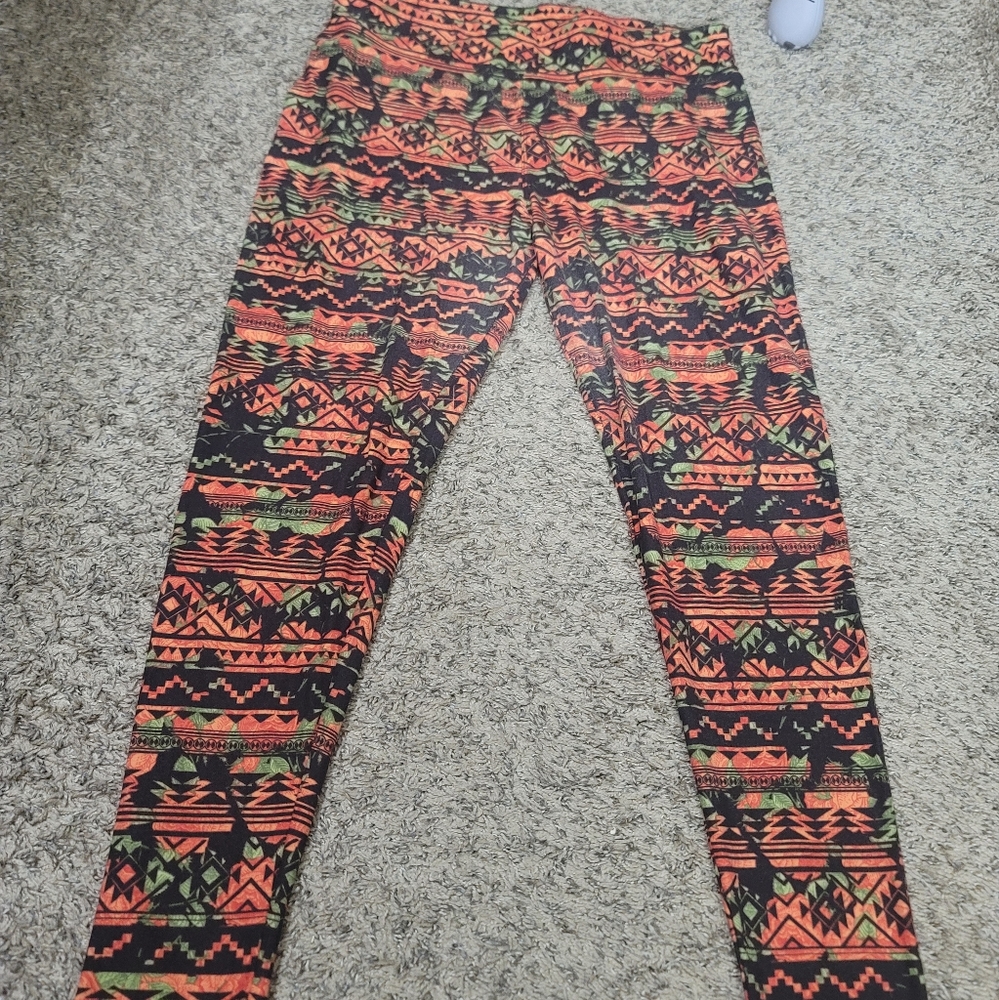 LULAROE Legging good condition autumn color size 12/22 - Picture 7 of 7